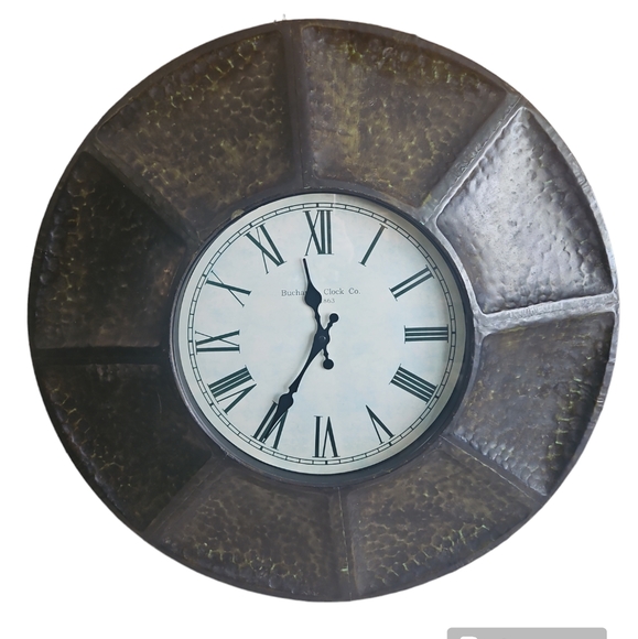 Buchanan Wall Decor Buchanan Clock Co Bronzed Metal Large Wall